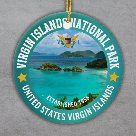 Virgin Islands National Park Est 1956 Keramik Ornament