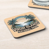 Virgin Islands National Park Getränkeuntersetzer (Linke Seite)
