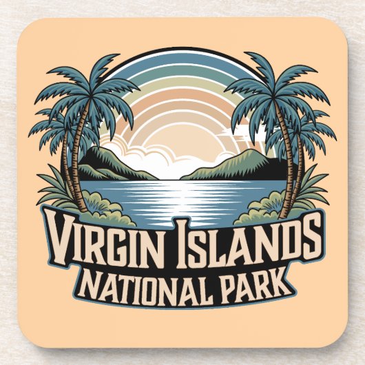 Virgin Islands National Park Getränkeuntersetzer (Vorderseite)
