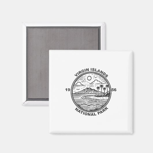 Virgin Islands National Park  Magnet (Vorderseite/Rückseite)
