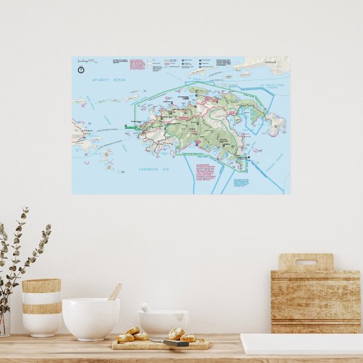 Virgin Islands National Park Poster (Küche)
