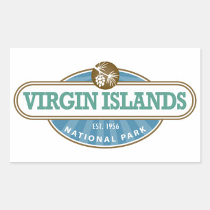 Virgin Islands National Park Rechteckiger Aufkleber
