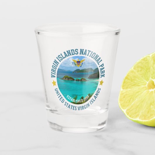 Virgin Islands National Park  Schnapsglas (Vorderseite)