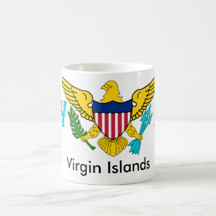 Virgin- IslandsStaats-Flaggen-Tasse Kaffeetasse