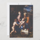 Virgin Mary and Child with John the Baptist Einladung (Vorderseite)