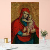 Virgin Mary and Jesus Child by Jan Rombauer Acrylschild (Hochzeit)