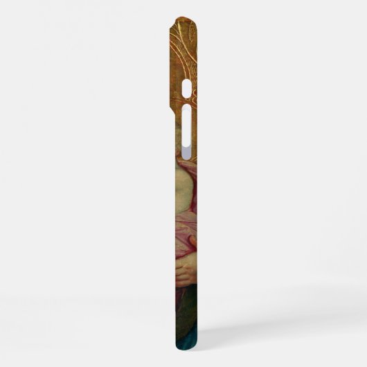 Virgin Mary and Jesus Child by Jan Rombauer iPhone Hülle (Linke Seite)