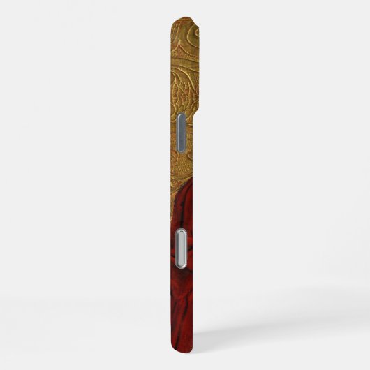 Virgin Mary and Jesus Child by Jan Rombauer iPhone Hülle (Rechte Seite)