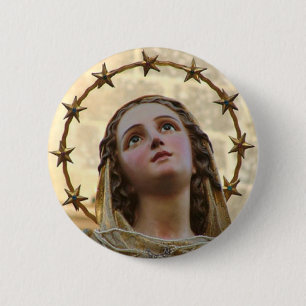 virgin mary button