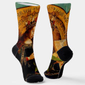 Virgin Mary by Jan van Eyck Socken (Gewinkelt)
