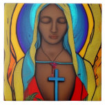 Virgin Mary  Fliese<br><div class="desc">Tile</div>