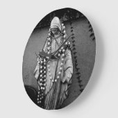 Virgin Mary Madonna Wall Clock Große Wanduhr (Winkel)