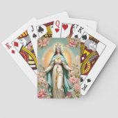 Virgin Mary Playing Cards Spielkarten (Rückseite)