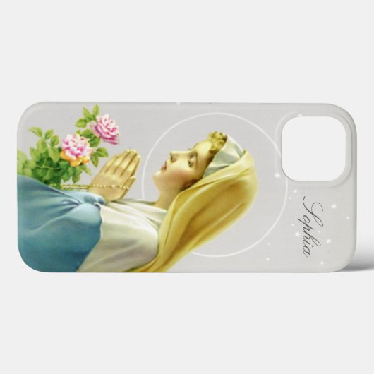 Virgin Mary Prayer Case-Mate iPhone Case (Rückseite (Horizontal))