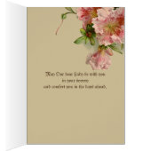 Virgin Mary Religious Vintage Floral Sympathy (Innen (Rechts))