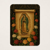 Virgin Mary Salve Reina Spanish Prayer Holy Card (Vorderseite)