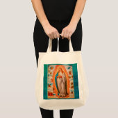 Virgin Mary Vintage tote bag Tragetasche (Vorderseite (Produkt))