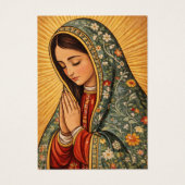 Virgin Mexico Guadalupe Spanish Funeral Prayer (Vorderseite)