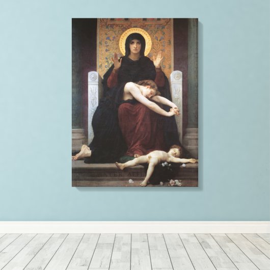 Virgin of Consolation – William Adolphe Bouguereau Leinwanddruck (Insitu (Holzboden))