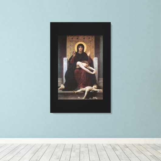 Virgin of Consolation – William Adolphe Bouguereau Leinwanddruck (Insitu (Holzboden))