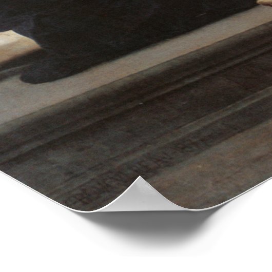 Virgin of Consolation – William Adolphe Bouguereau Poster (Ecke)