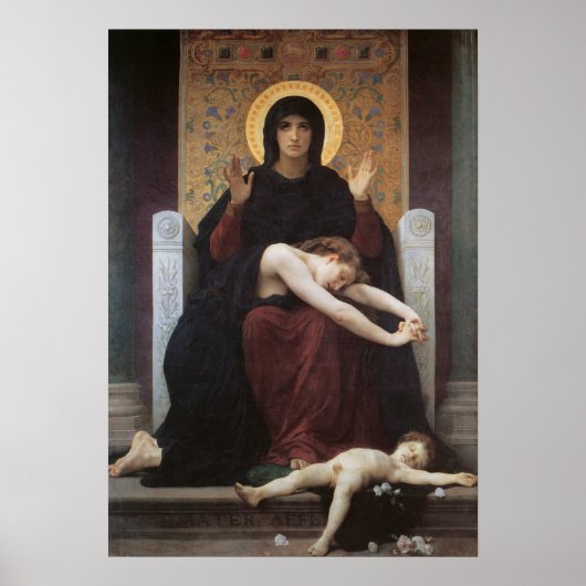 Virgin of Consolation – William Adolphe Bouguereau Poster (Vorne)