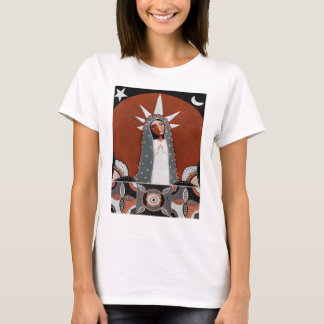 Virgin of Guadalupe  and Flowers T-Shirt