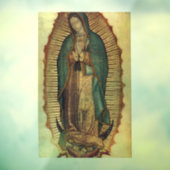 Virgin of Guadalupe  Fensteraufkleber (Blatt 3)