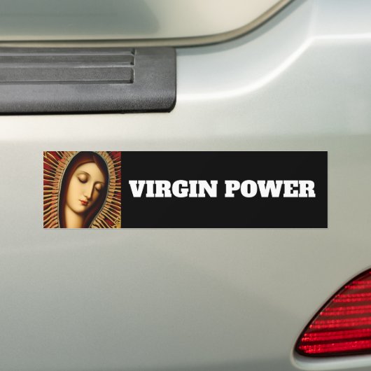 VIRGIN POWER AUTOAUFKLEBER (Auf Auto)