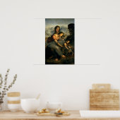 Virgin und Child with St. Anne, c.1510 Poster (Küche)