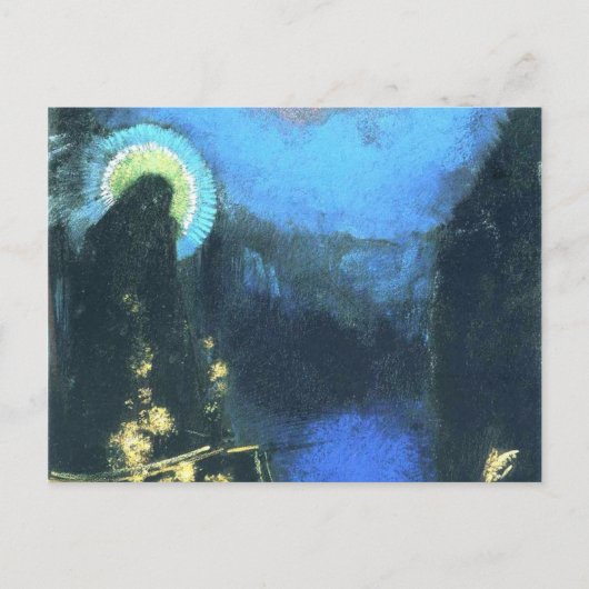 Virgin With Corona By Odilon Redon 1898 Postkarte (Vorderseite)