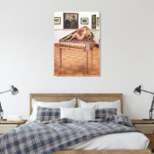 Virginals, von Roger Fry gemalt Leinwanddruck (Insitu (Schlafzimmer))