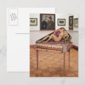 Virginals, von Roger Fry gemalt Postkarte (Vorne/Hinten)
