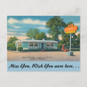 Virginia, 29 Diner, Fairfax Postkarte (Vorderseite)