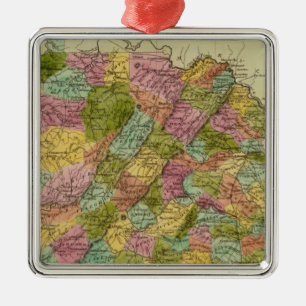 Virginia 2 silbernes ornament