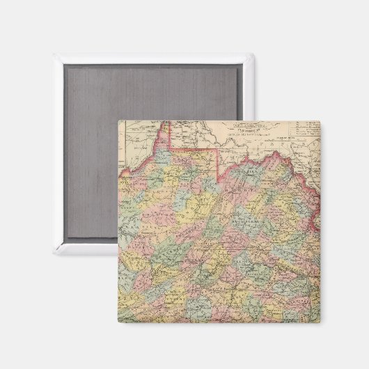 Virginia 8 magnet (Vorderseite/Rückseite)