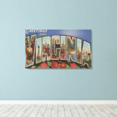 Virginia (Äpfel/Blüten) - Große Buchstabenszenen Leinwanddruck (Insitu (Holzboden))