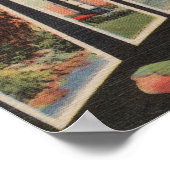 Virginia (Äpfel/Blüten) - Große Buchstabenszenen Poster (Ecke)