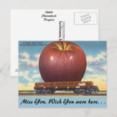 Virginia, Apple, Shenandoah Valley Postkarte (Vorne/Hinten)