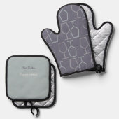 Virginia Baked Personalized | Virginia Wine Lover Ofenhandschuh & Topflappen-Set (Vorderseite/Rückseite)
