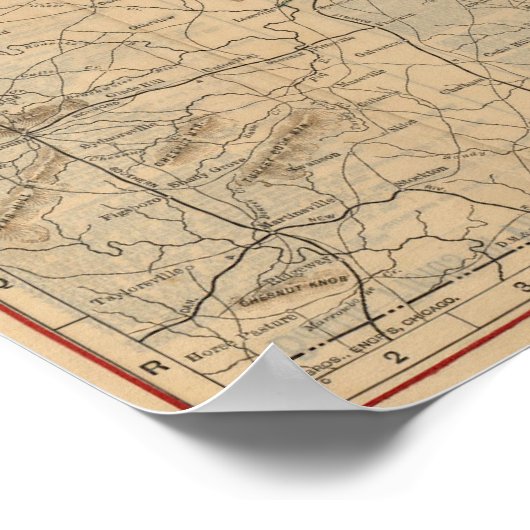 Virginia Battlefields Poster (Ecke)