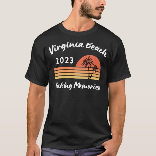 Virginia Beach 2023 Erinnerungen Wandern T-Shirt (Vorderseite)