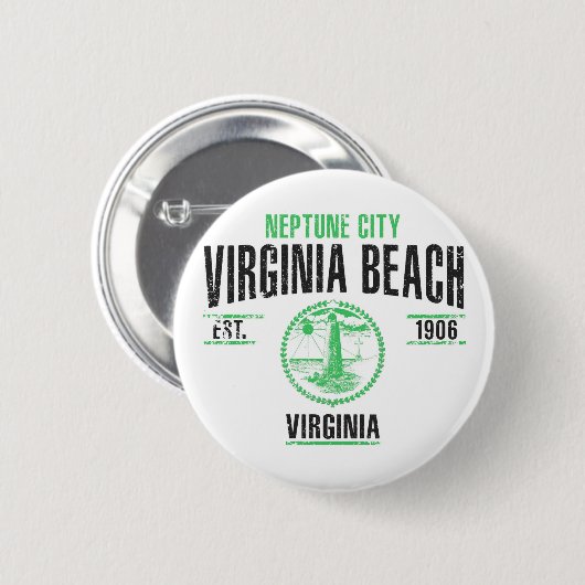 Virginia Beach Button (Vorne & Hinten)