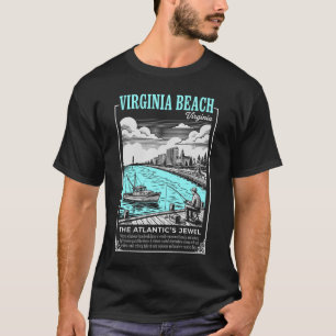 Virginia Beach City Virginia Das Juwel des Atlanti T-Shirt