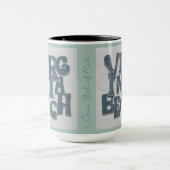 Virginia Beach Coastal Denim Tasse (Zentrum)