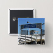Virginia Beach Fishing Pier Button (Vorne & Hinten)