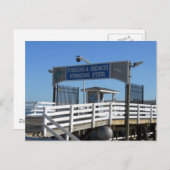 Virginia Beach Fishing Pier Postkarte (Vorne/Hinten)