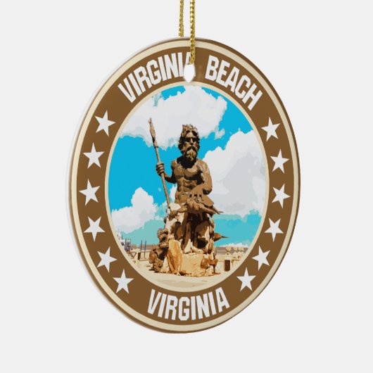Virginia Beach Keramik Ornament (Rechts)