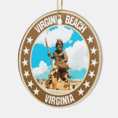 Virginia Beach Keramik Ornament (Links)