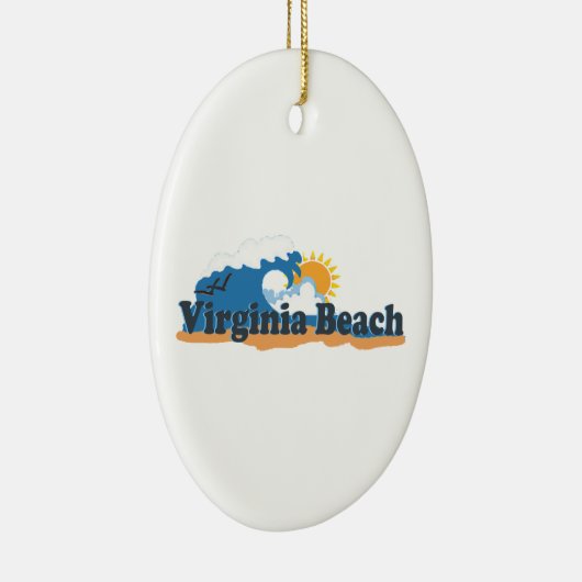 Virginia Beach. Keramik Ornament (Rechts)